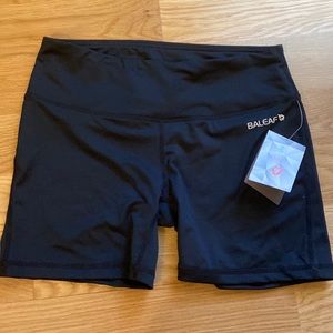 Beleaf black spandex shorts